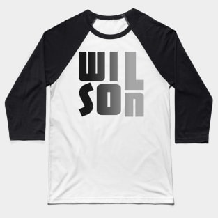 Wilson, name, typography Baseball T-Shirt